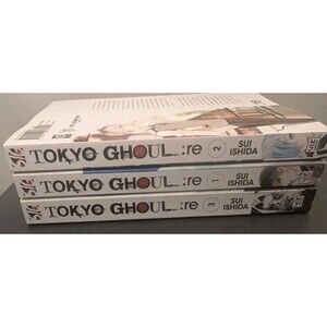 Tokyo Ghoul Volumes 1-3 , Sui Ishida, Manga Graphic Novel Comic Book, SHIPS FREE